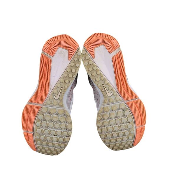 Nike Shoes Womens 9 Athletic Trainer Zoom Winflo 5 Running Comfort Grey Orange - Picture 4 of 14